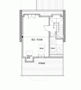 Right Hand standard mansard - example 1