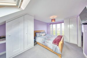 Interior image of loft conversion on Hawkes Road, Mitcham