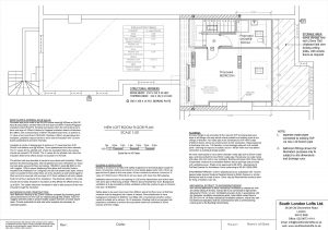 loft conversion Doverfield Road Brixton, floor plans